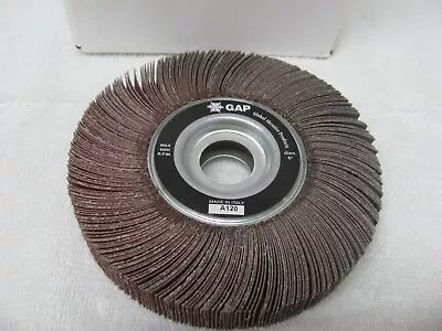 6  X 1  X 1  Inch 120 Grit Bench Pedestal Grinder Premium Unmounted Flap Wheel • $19.99