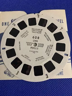 Sawyer's Vintage Single View-master Reel 628 Lima Peru II 1946 • $8.82