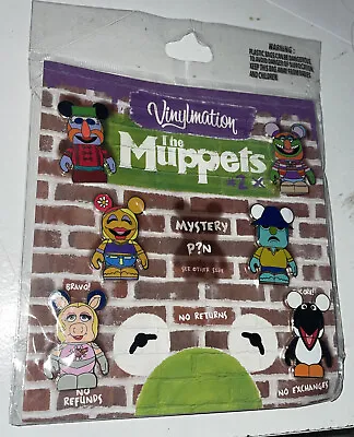 Disney 6 Pin Booster Pack Vinylmation Mystery Muppets 2 No Chaser • $27.95