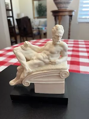 Alabaster Resin Italian Bianchi G. Ruggeri Pedestal Figure • $24.99