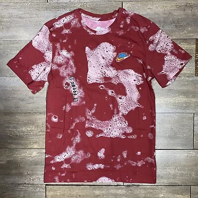 Nike Sportswear T-Shirt Soap Bubbles Red White DM2219-690 Men's NWT • $17.84