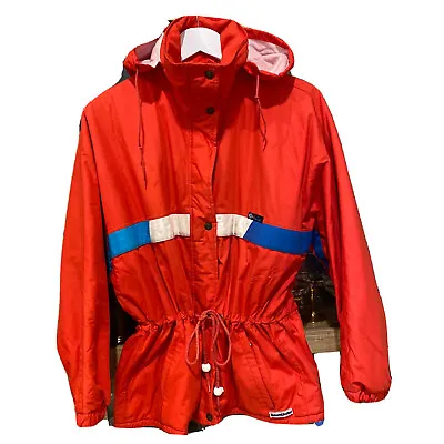 Vintage 80s Ski Jacket DownUnder Fabric Entrant  Ladies  Size 10 Red • $60