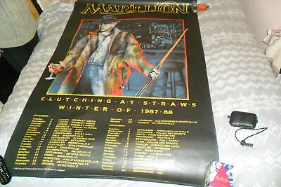 Marillion Clutching At Straws Winter Tour 87/88 Subway Tour Poster 40 X 60  Rock • £44.99