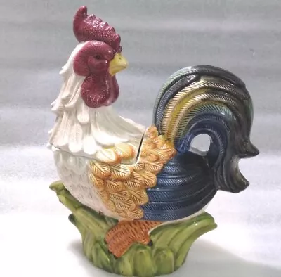 Vintage ROOSTER COOKIE JAR  Excellent Condition Nice & Clean! Stands 12  High • $32