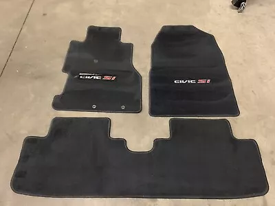 💯OEM 02-05 Honda Civic Si EP3 Hatchback Floor Mats Black Carpet IVTEC DOHC • $79.97