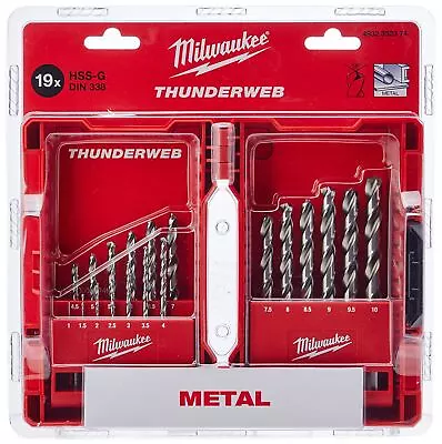 Milwaukee THUNDERWEB HSS-G Set (19pc) • £35.99