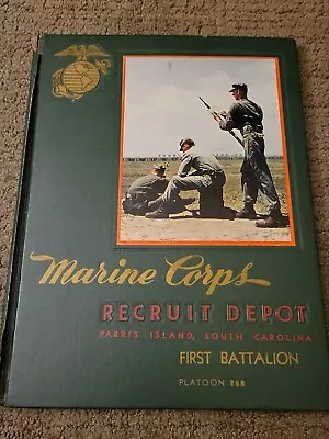 Marine Corps Recruit Depot Yearbook Book 1956 Platoon 288 Parris Island • $49.99