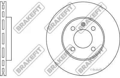 Brake Discs Pair Vented Front BRAKEFIT SDK6036 Replace 15810PCD10592 • $43.76