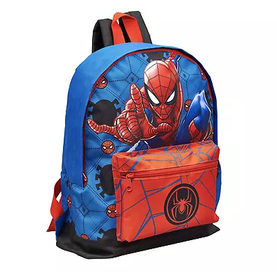 Spiderman Blue Spider Roxy Backpack Childrens School Marvel Avengers • £19.99