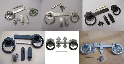 RING LATCH- Garden Gate Shed Door Handles Catch Latch Lock- Double Sided • £45.95