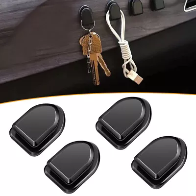 4Pcs Car Interior Hook Organizer Hanger Sunglasses Holder Clip Car Accessories • £2.38