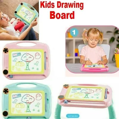 £8.65 • Buy Kids Magnetic Writing Drawing Board Sketch Pad Erasable Magna Doodle Toy UK