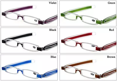 Small Mini Folding Reading Glasses Reader Spectacles +1.0 1.5 2.0 2.5 3.0 3.5 4. • $3.49