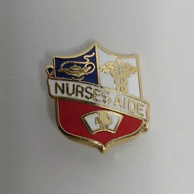 Vintage Nurses Aide - Nursing Enamel Lapel Pin Badge Nurse • $13.99