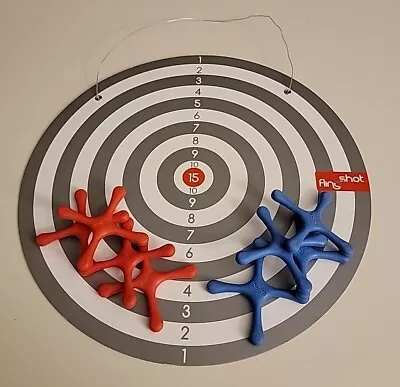 Flingshot Soft Magnetic Target Toss Game Dart Flingable Flexible 2-sided - HTF • $20