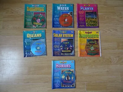 7 X Two Can PC CD-ROM INTERFACT Books With 6 Disks- Inc ElectricityOceansWater • £3.99