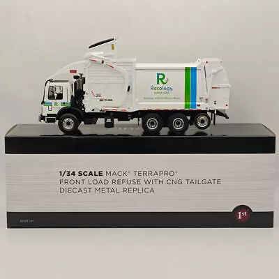 1/34 FIRST GEAR Mack TerraPro Front End Load Refuse With CNG Tailgate White 4228 • $238