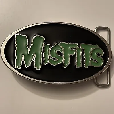 Misfits Pewter Belt Buckle:Vintage 2005 Licensed Mint Condition Rare US Made • $46.90