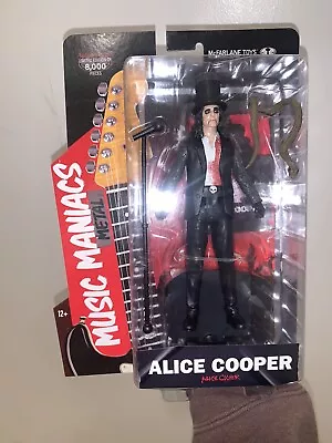 McFarlane Music Manics Metal Alice Cooper Limited /8000 Paranormal 6  Figure • $38