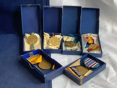 Vtg Medal Campaign & Service Military Medals Lot In Boxes Defense Service Award • $69.95
