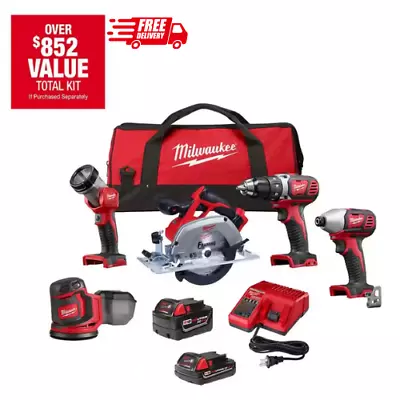 M18 5 Tool Combo Kit - Red (2696-25) • $279