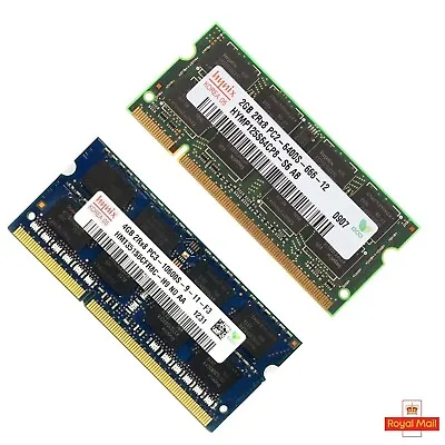 Hynix Chips DDR2-800MHz DDR3-1333MHz Laptop RAM Memory 200Pin SODIMM 2GB 4GB 8GB • £15.94