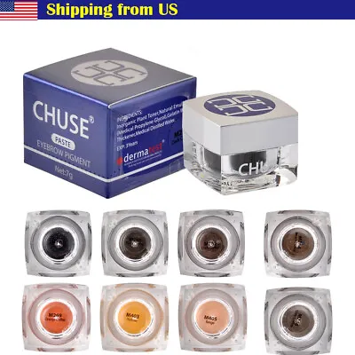 $14.79 • Buy CHUSE Microblading Pigment Permanent Makeup Eyebrow Tattoo Ink Manual SPMU Color