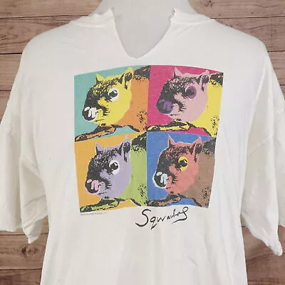 Vintage Andy Warhol Style Tshirt Funny Humor Sqwarhol Art Size 2xl Xxl Read • $14