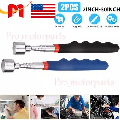 20lb 30  Portable Telescopic Telescoping Magnetic Pick Up Tool Extends 7  To 30  • $9.98