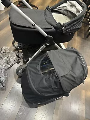 Mamas And Papas Frame Carrycot And Seat Unit Inc Rain Cover • £40