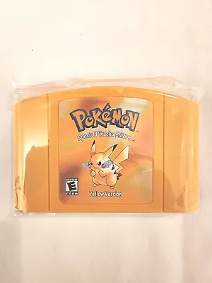 Pokemon Yellow Version N64 Emu Game • $44.99