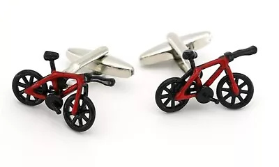 £17.99 • Buy Bicycle Cycle Sports Mountain Bike Biker Cufflinks Men's Cufflinks