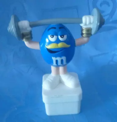 M&M Collectables -Blue  Weightlifter  -   (time To Sell My Collection) • $3