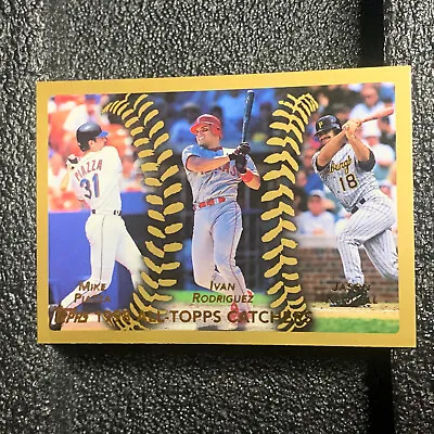 1999 Topps Gold Baseball Card 459 Piazza Rodriguez Kendall All Topps Catchers • $2.50