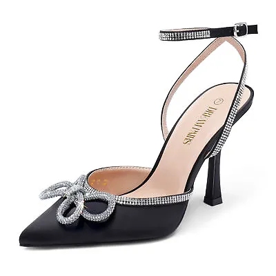 Dream Pairs Women Wedding Pumps Stilettos High Heel Pointed Toe Pump Shoes • $29.99