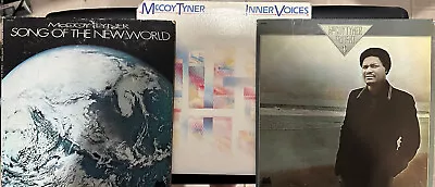 McCoy Tyner LP Lot (3) All Milestone Trident Inner Voices Songs Of The New • $18