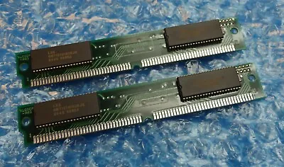2 X LG Semicon GMM7322010BN 72-Pin Tin 60n/s EDO SIMM Memory Modules • £14.99