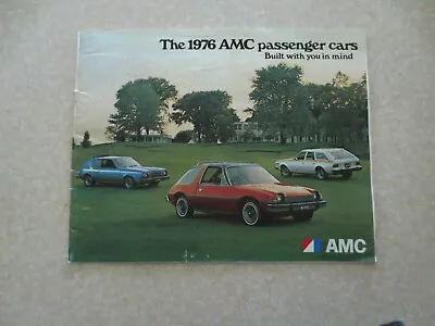 1976 AMC Pacer Gremlin Hornet Matador Advertising Booklet American Motors / USA • $35