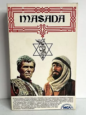 Masada BETAMAX Cassette Peter O’Toole Universal 1980 Vintage Tape • $89.99