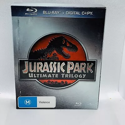 Jurassic Park Ultimate Trilogy 6 Disc Bluray & Digital Copy Box Set • $20