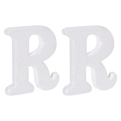 £3.75 • Buy Foam Letters R Letter EPS White Polystyrene Letter Foam 100mm/4 Inch, Pack Of 2