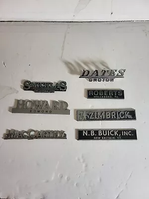 Vintage Car Dealership Emblem Lot Metal Dealer • $28.99