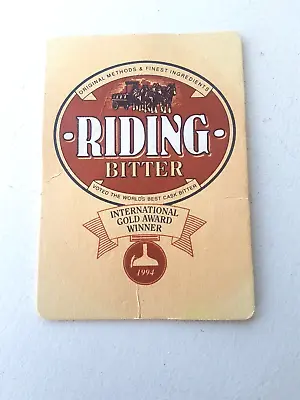 £1.95 • Buy Vintage MANSFIELD BREWERY - Riding Bitter Cat No'133 Beer Mat Coaster