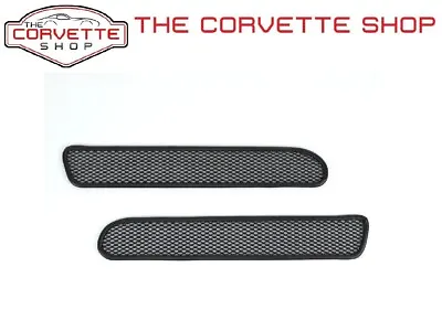 C5 Corvette Z06 Style Fog Light Screen Kit - Black Aluminum 1997-04 NEW 75252 • $58.99