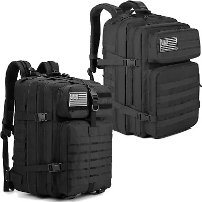 45L Large Military Tactical Backpack Men Army 3 Day Assault Pack Molle Rucksack • $27.99