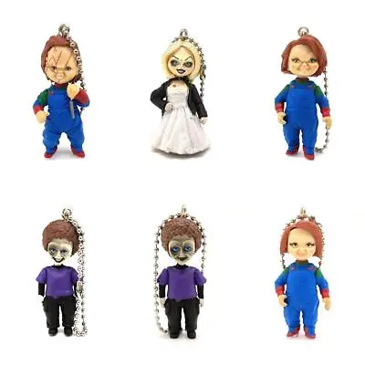 5/6pcs Bride Of Chucky Tiffany Keychain Kid Play Figure Model Toy PVC Doll • $21.99