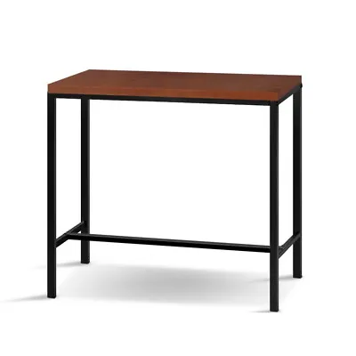 Artiss Vintage Industrial High Bar Table For Stool Kitchen Wood Cafe Office Desk • $107.87