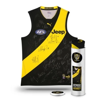 $799 • Buy Richmond Tigers 2018 Signed AFL Official Jumper In Collectors Tin AFLPA COA