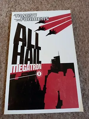 £10.99 • Buy Transformers = All Hail Megatron = Volume 1 = Idw Publishing = Paperback Tpb