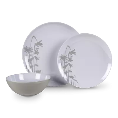 Kampa Caravan MEADOW Single Alfresco Melamine Dinner Side Plate And Bowl  • £2.99